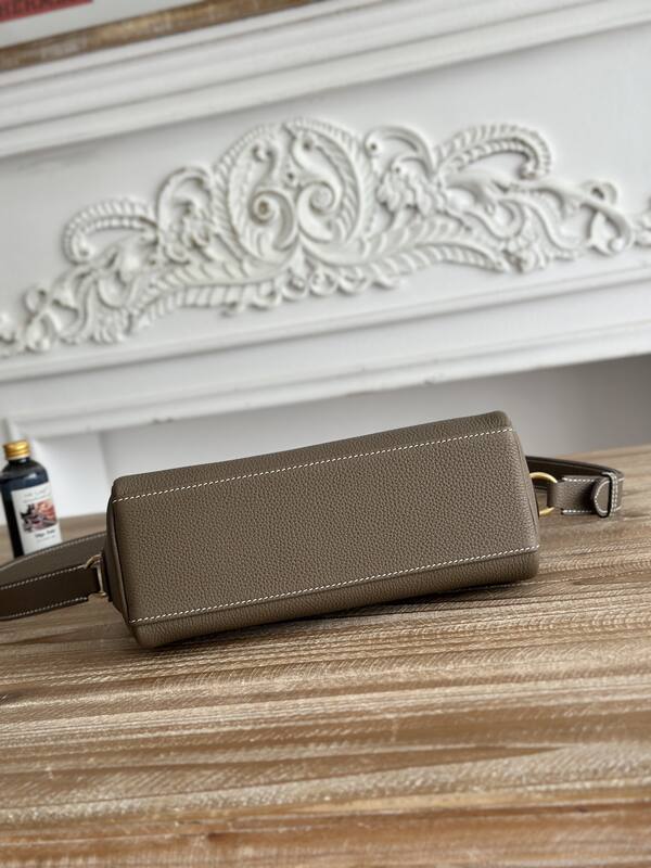 Hermes Kelly Messenger Etoupe Togo crossbody — AAA Quality Replica