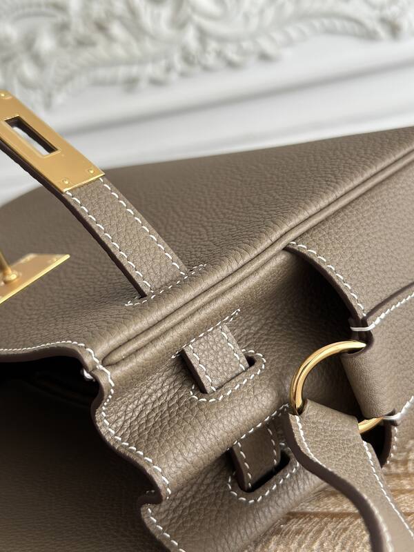 Hermes Kelly Messenger Etoupe Togo crossbody — AAA Quality Replica