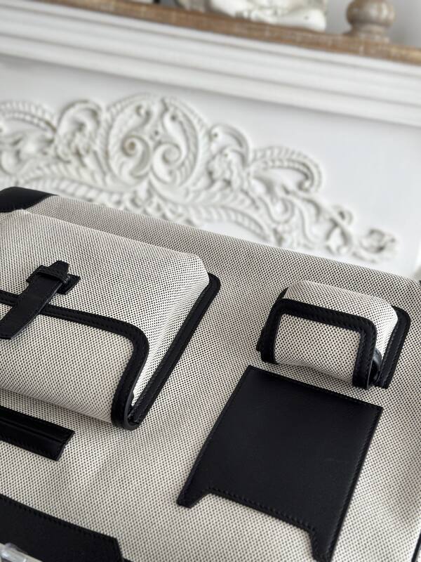 Hermes HAC 40 Cargo Black and Beige 40 work — Top Quality Replica