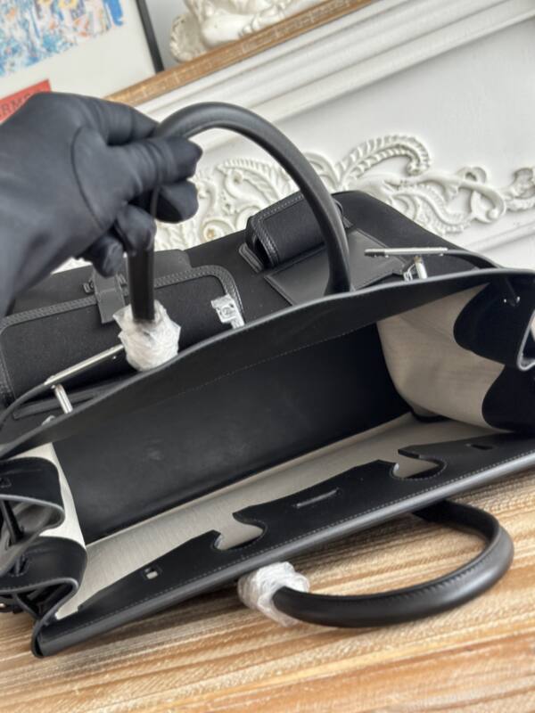 Hermes Hac 40 cargo Black 40 travel — Premium Replica