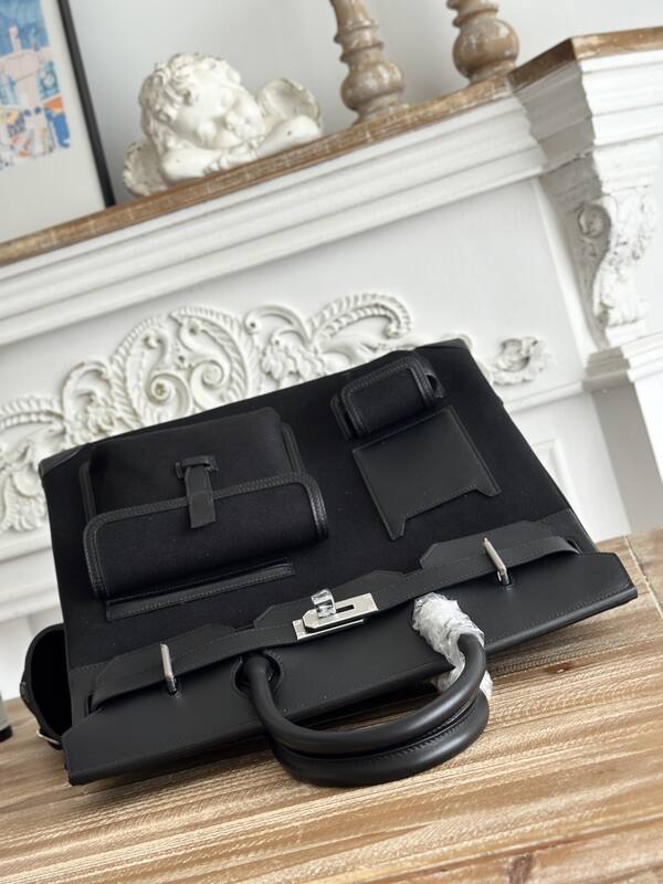 Hermes Hac 40 cargo Black 40 travel — Premium Replica