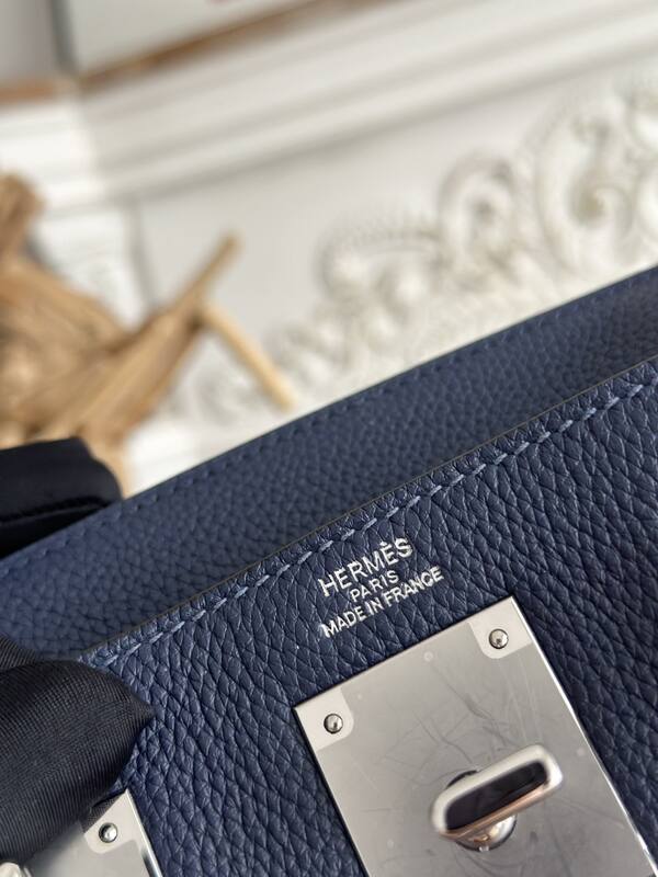 Hermes HAC a dos Blue backpack — 1:1 Replica