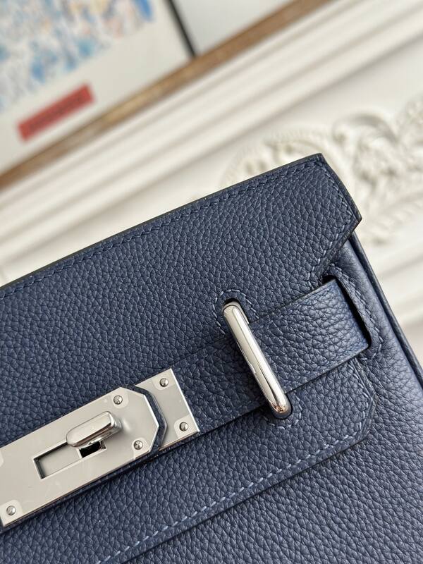 Hermes HAC a dos Blue backpack — 1:1 Replica