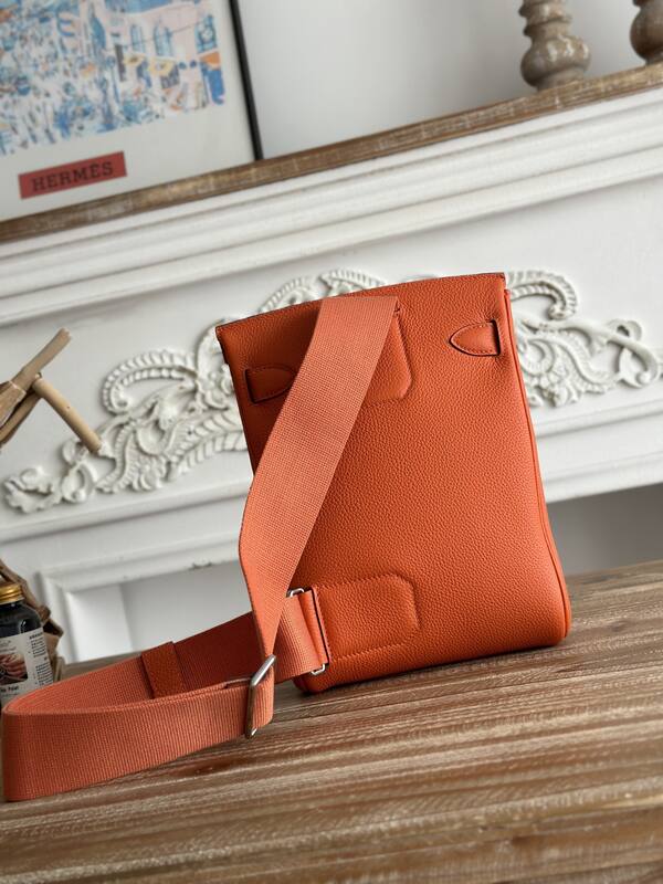 Hermes Hac a dos Orange crossbody — Top Quality Replica