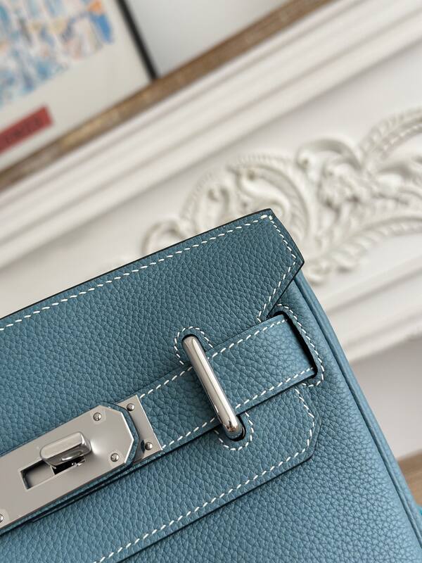Hermes Hac a dos Denim blue crossbody — AAA Quality Replica