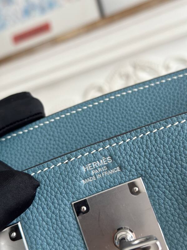Hermes Hac a dos Denim blue crossbody — AAA Quality Replica