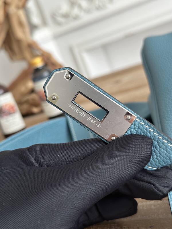 Hermes Hac a dos Denim blue crossbody — AAA Quality Replica