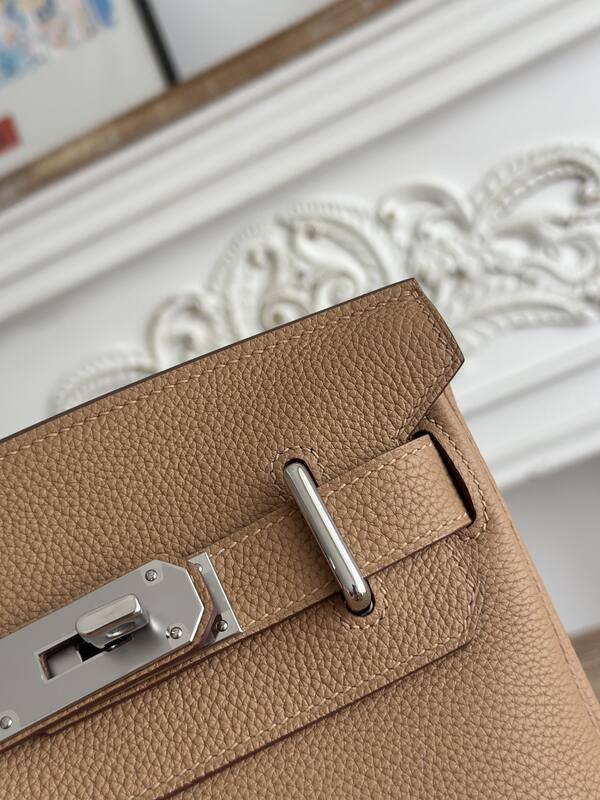 Hermes HAC dos Milk brown crossbody — Top Quality Replica