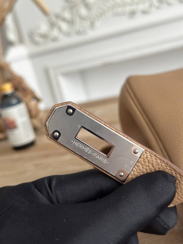 Hermes HAC dos Milk brown crossbody — Top Quality Replica