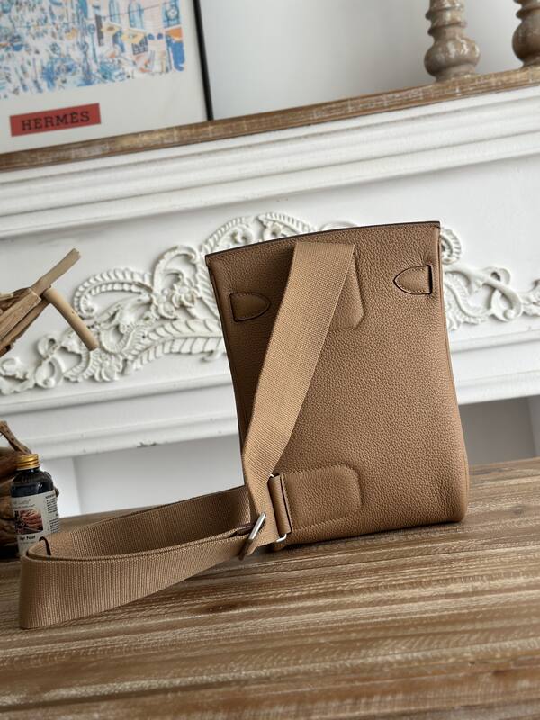 Hermes HAC dos Milk brown crossbody — Top Quality Replica
