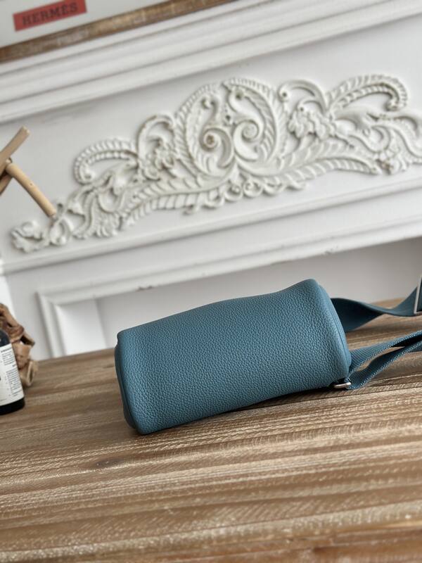 Hermes Hac a dos Denim blue crossbody — AAA Quality Replica