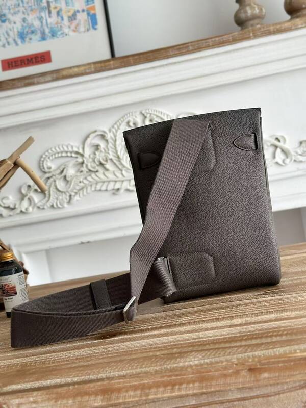 Hermes HAC dos Iron Gray backpack — 1:1 Replica