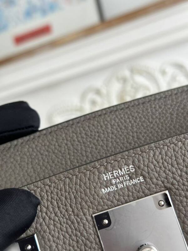 Hermes HAC dos Iron Gray backpack — 1:1 Replica