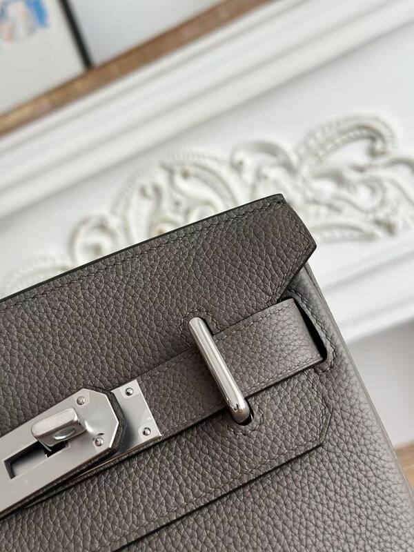 Hermes HAC dos Iron Gray backpack — 1:1 Replica