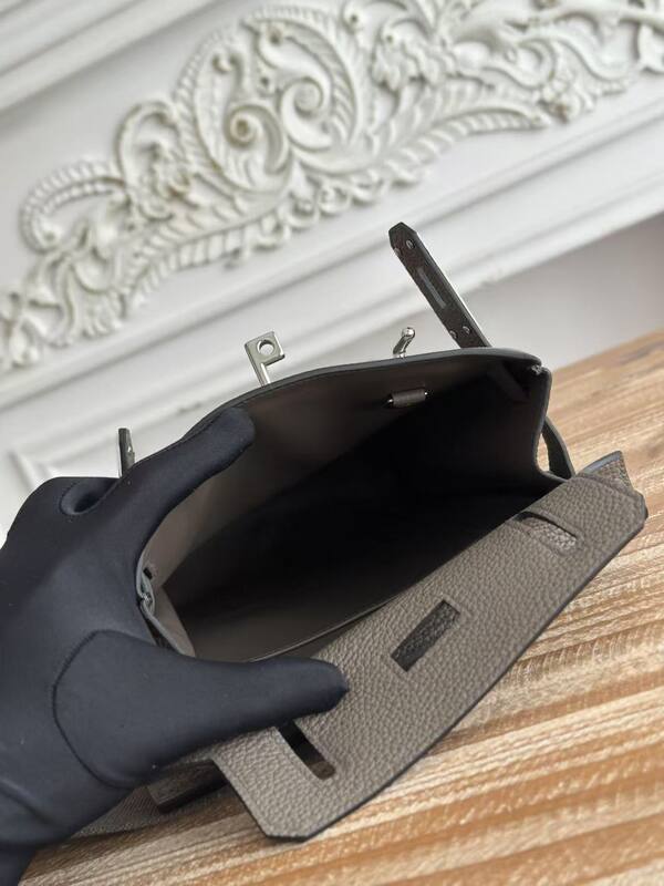 Hermes HAC dos Iron Gray backpack — 1:1 Replica