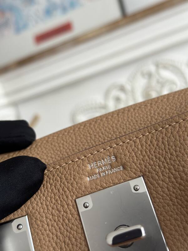Hermes HAC dos Milk brown crossbody — Top Quality Replica