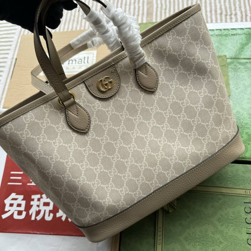Gucci Beige GG canvas tote — 1:1 Replica