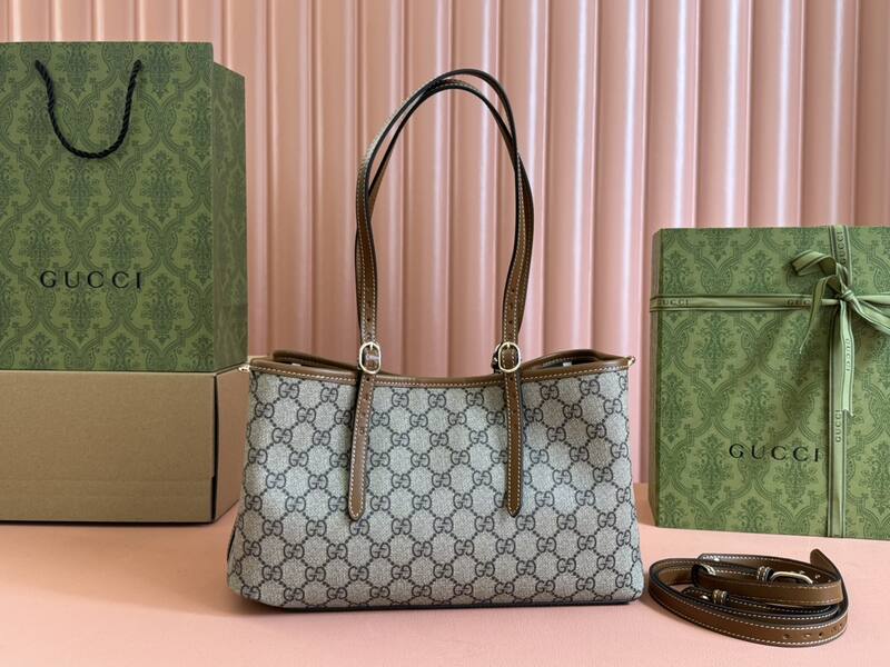 Gucci Ophidia GG Supreme Beige Ebony tote — Top Quality Replica