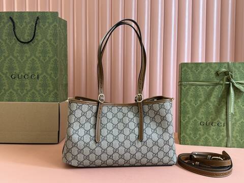 Gucci Ophidia GG Supreme Beige Ebony tote Top Quality Replica