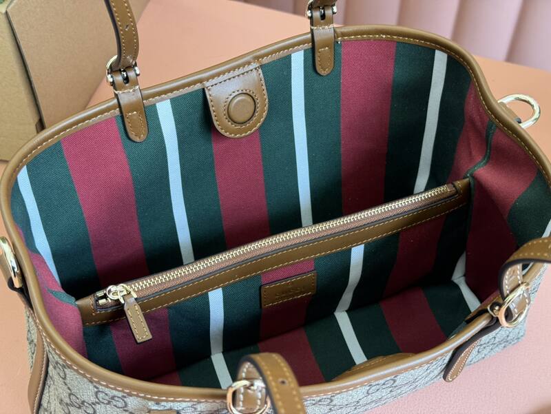 Gucci Ophidia GG Supreme Beige Ebony tote — Top Quality Replica