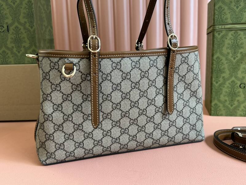 Gucci Ophidia GG Supreme Beige Ebony tote — Top Quality Replica