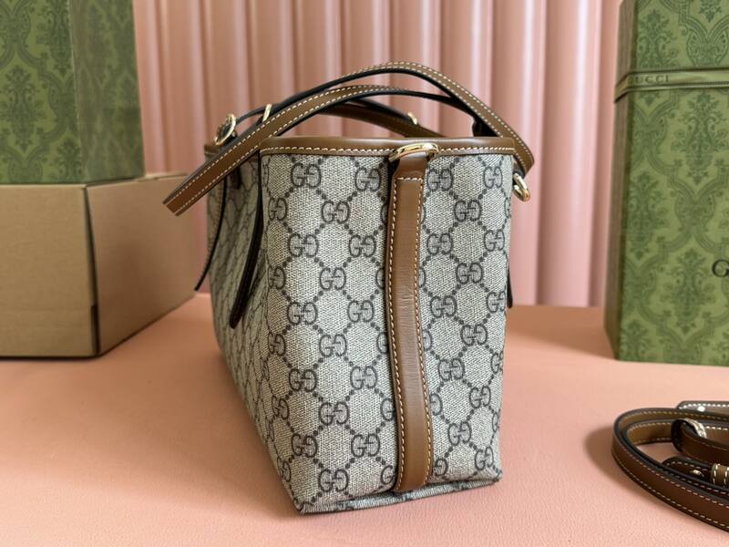 Gucci Ophidia GG Supreme Beige Ebony tote — Top Quality Replica
