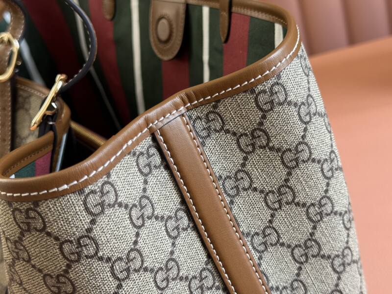 Gucci Ophidia GG Supreme beige ebony tote — AAA Quality Replica