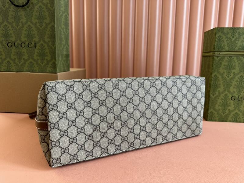 Gucci Ophidia GG Supreme beige ebony tote — AAA Quality Replica