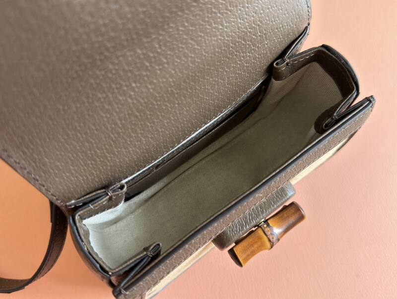 Gucci Bamboo 686864 GG Supreme beige and brown crossbody — Premium Replica