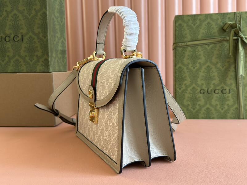 Gucci Ophidia 651055 Beige GG Supreme 25x17 shoulder — Premium Replica