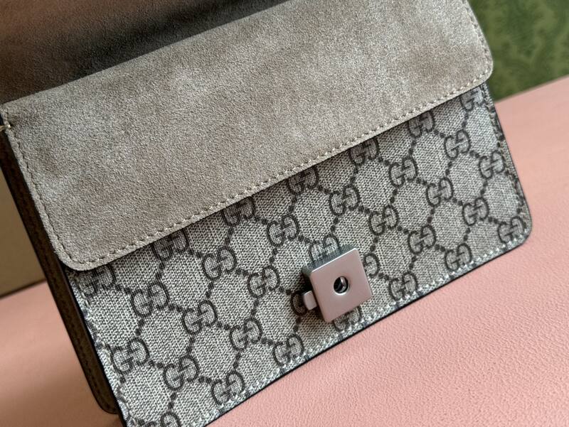 Gucci Dionysus 421970 GG Supreme beige ebony 20 15 shoulder — Premium Replica