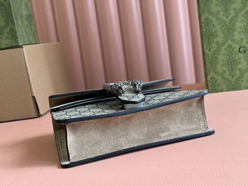 Gucci Dionysus 421970 GG Supreme beige ebony 20 15 shoulder — Premium Replica