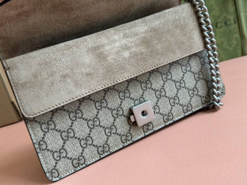 Gucci Dionysus GG Supreme beige ebony shoulder — 1:1 Replica