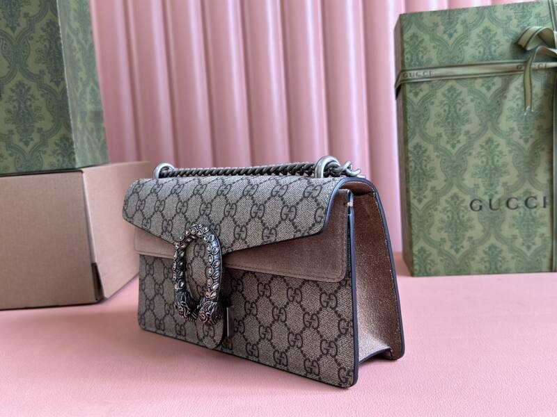 Gucci Dionysus GG Supreme beige ebony shoulder — 1:1 Replica