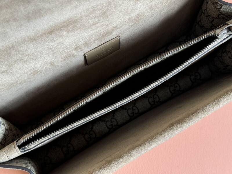 Gucci Dionysus GG Supreme beige ebony 28 18 crossbody — AAA Quality Replica