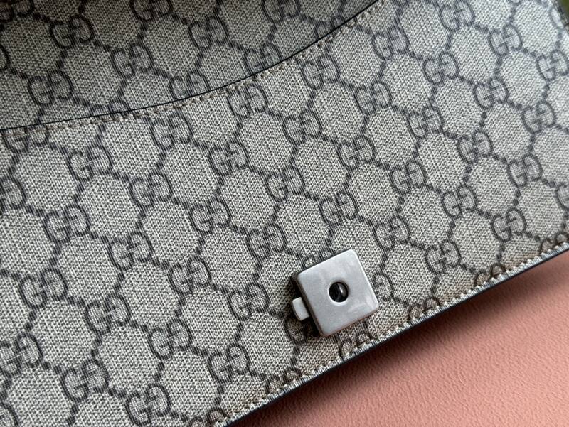 Gucci Dionysus GG Supreme beige ebony 28 18 crossbody — AAA Quality Replica