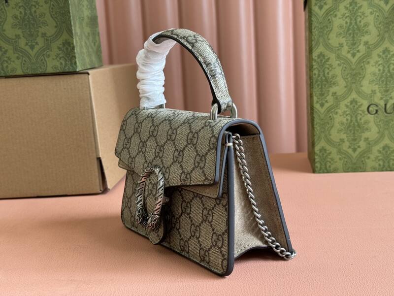 Gucci Dionysus Beige GG Supreme shoulder — Premium Replica