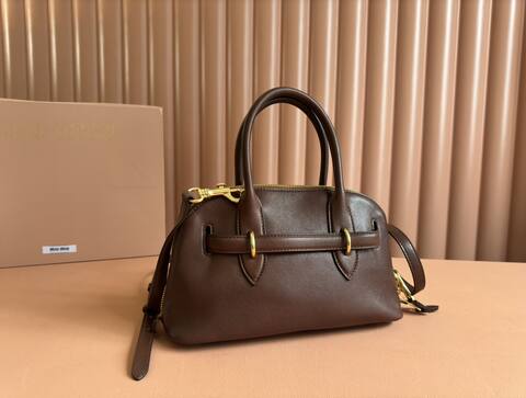 Miu Miu Brown 25x18x10cm shoulder bag Premium Replica