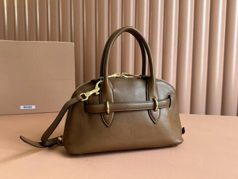 Miu Miu Brown 25x18x10cm shoulder bag Top Quality Replica