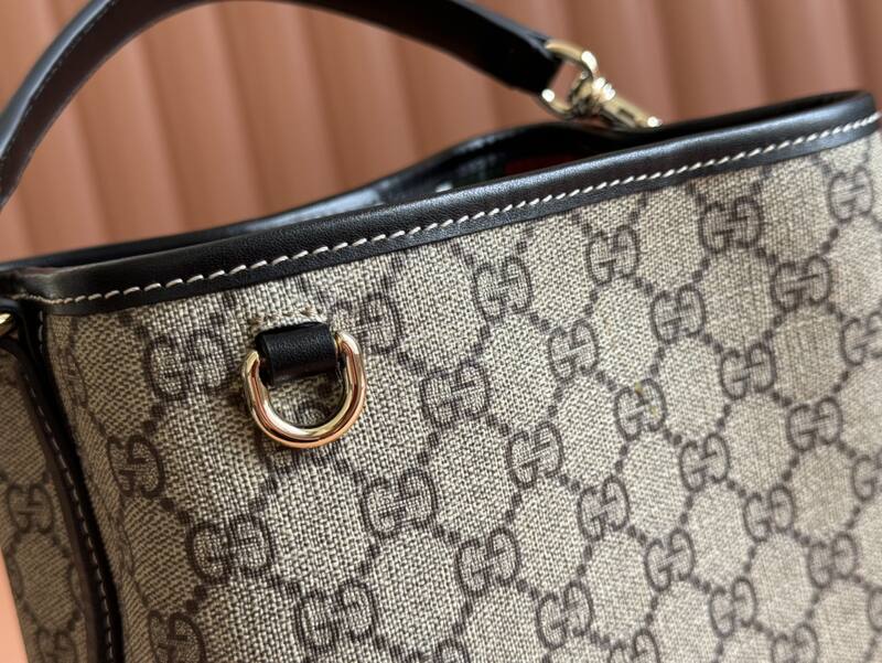 Gucci Ophidia GG Supreme Beige Ebony crossbody — Premium Replica