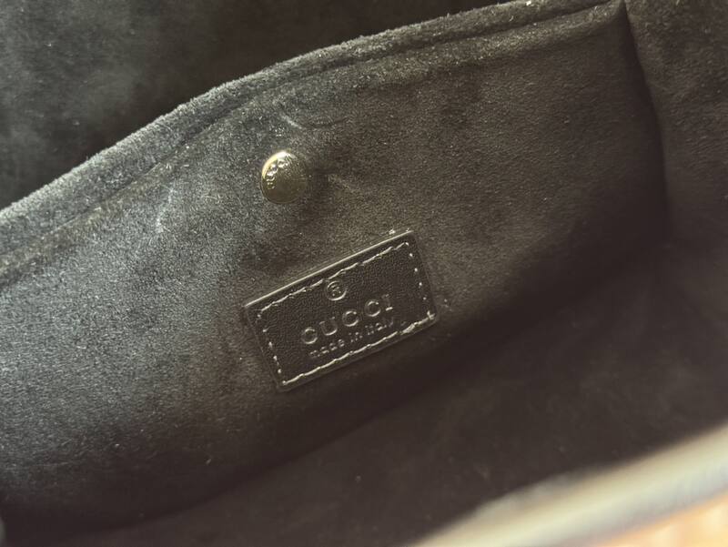 Gucci Black leather crossbody — Top Quality Replica
