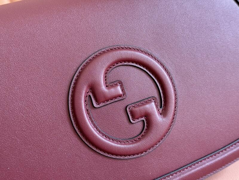 Gucci Blondie Burgundy leather shoulder — Top Quality Replica