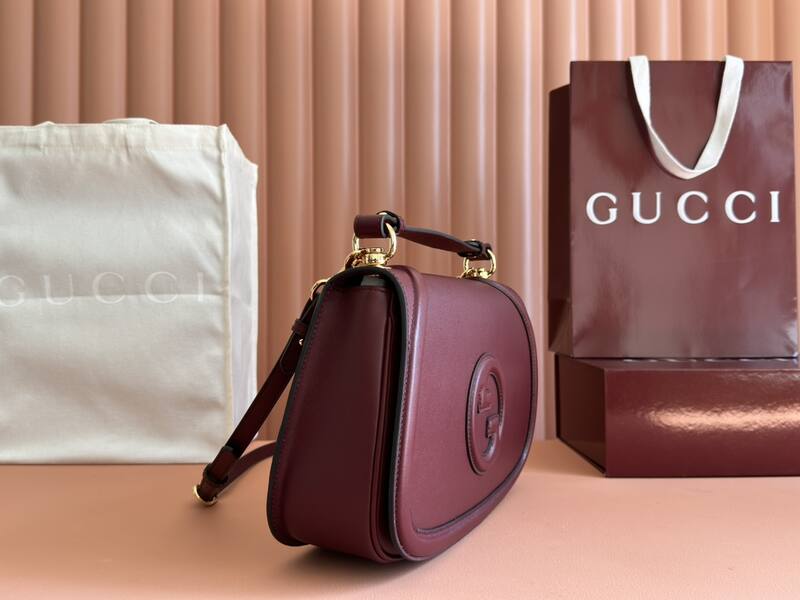 Gucci Blondie Burgundy leather shoulder — Top Quality Replica