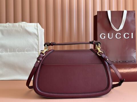 Gucci Blondie Burgundy leather shoulder Top Quality Replica