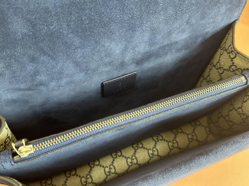 Gucci Dionysus 400249 GG Supreme Monogram with blue floral print 28 18 shoulder — 1:1 Replica