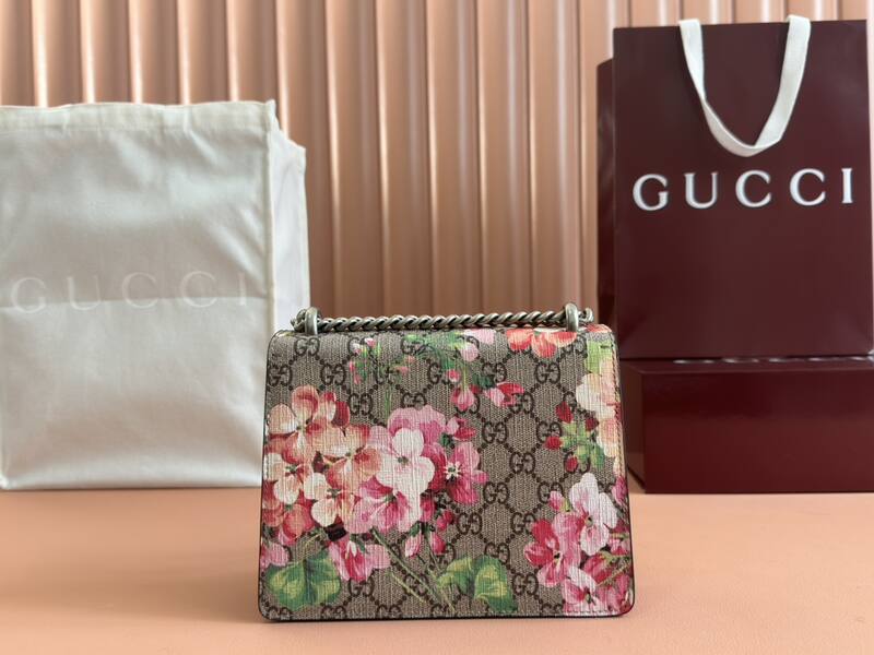Gucci Dionysus 421970 GG Supreme with floral print 20 shoulder — Top Quality Replica
