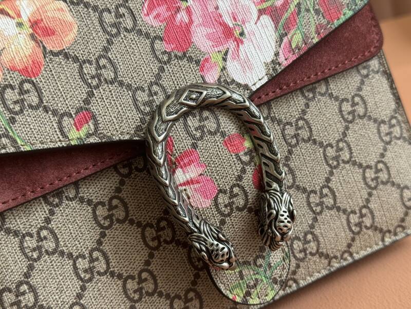 Gucci Dionysus 421970 GG Supreme with floral print 20 shoulder — Top Quality Replica