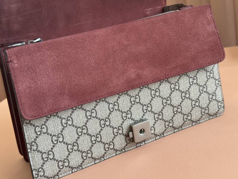 Gucci Dionysus GG Supreme floral beige ebony with burgundy 28x18x9cm shoulder — Top Quality Replica