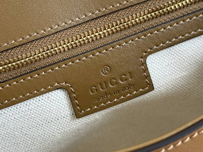 Gucci Blondie Brown suede and leather shoulder — Top Quality Replica