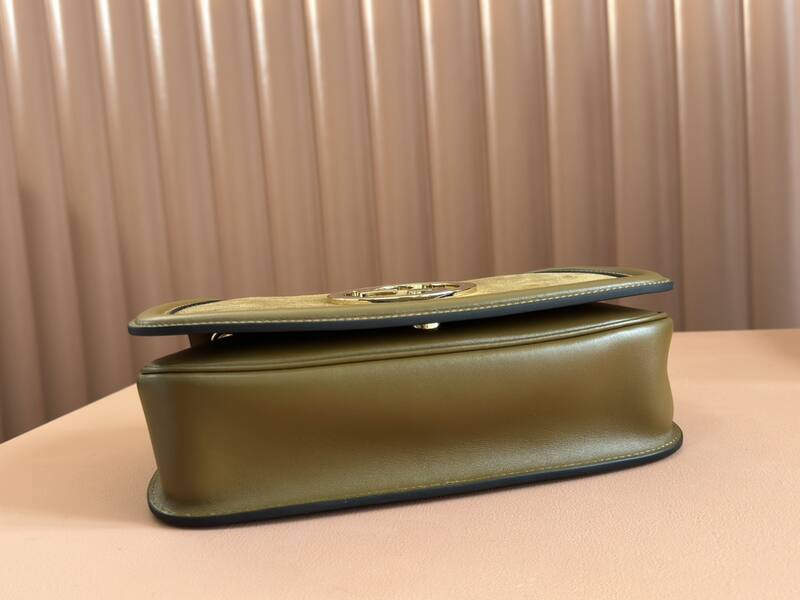 Gucci Blondie Brown suede and leather shoulder — Top Quality Replica